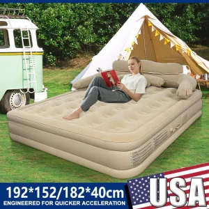 Automatic Inflatable Mattress With Pillow